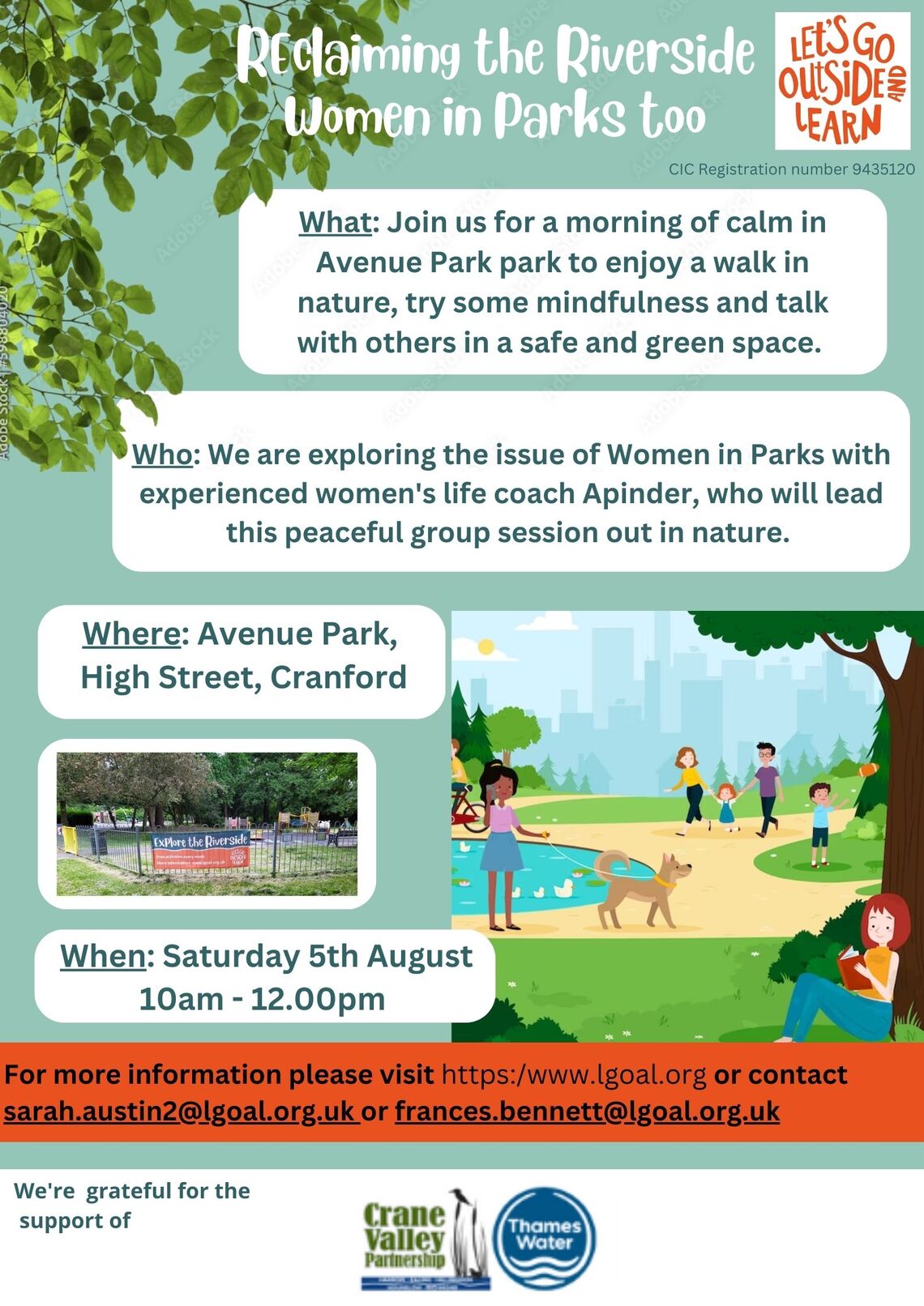 Flier women in parks